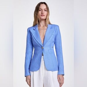 SMYTHE LINEN CLASSIC DUCHESS BLAZER